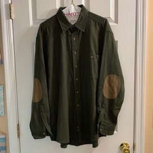 Men’s large Pendleton wool button down shirt
